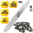 thumbnail image 1 of LASER 18'' Bar and Chain .325-058 72 Drive Links, 1 of 2