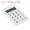 White, variant on Uxcell Desktop Calculator, 8 Digit LCD Display Portable Desk Calculator Standard Function Style 2, White