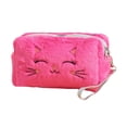 thumbnail image 2 of Bolso cosmético lindo de la felpa del gato para  de tarjeta de San Valentín de las de las mujeres Gran capacidad Estilo B Yuyangstore  Bolsa cosmética, 2 of 8