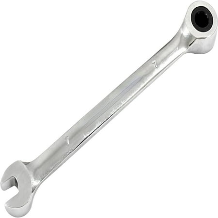 

2 Pcs 10mm Ratcheting Wrench Professional Metric Ratchet Wrench Combination Wrench for Projects Repair(5° Movement and 72 Teeth)