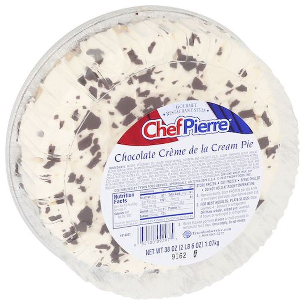 Sara Lee Chef Pierre Creme de la Cream Pie - Variety Pack, 10 inch -- 4 per case.