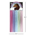 thumbnail image 2 of Multicolor Afro Unicorn Fringe Door Curtain Decoration, 2 of 6