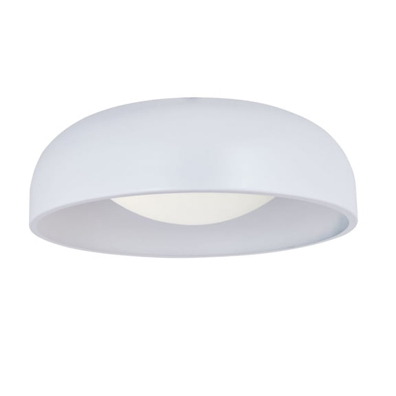 Abra Lighting 17" 3CCK Inner Curve Flushmount with Opal Glass Diffuser