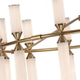 thumbnail image 3 of Kuzco Lighting Ch348038 Edwin 38" Wide Led Ring Chandelier - Urban Bronze / Frosted Ribbed, 3 of 6