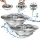 thumbnail image 1 of Colador de desagüe para fregadero de cocina Inkhut, acero inoxidable mejorado, 1 of 7