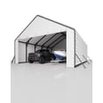 thumbnail image 4 of 20x25 FT Roofing Panels for Metal Carport, Heavy Duty Galvanized Steel Carport Kits – 27 Ga. Ribbed Panels (60.23" x 19.68"), 16 Pcs, 132 sq ft Coverage – White, 4 of 8