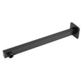 thumbnail image 2 of Shower Arm, G1/2in Thread Black Shower Arm Pipe, For Home F-Y203, 2 of 8