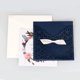 thumbnail image 4 of Tarjeta de invitación de boda con corte láser, elegante, Flora, con lazo, suministros de decoración de fiesta personalizados, 1 ud., 4 of 4