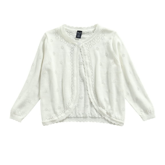 Loalirando Baby Girls Cardigan Cute Knitted Sweater Cardigan Jacket Shrug Coat