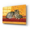 thumbnail image 2 of Epic Art 'Mother And Kittens' by Janet Pidoux, Acrylic Glass Wall Art, 16"x12", 2 of 8