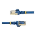 thumbnail image 3 of StarTech.com 12ft CAT6A Ethernet Cable, 10 Gigabit Shielded Snagless RJ45 100W PoE Patch Cord, CAT 6A 10GbE STP Network Cable w/Strain Relief, Blue, Fluke Tested/UL Certified Wiring/TIA - Category 6A - 26AWG (C6ASPAT12BL) - Patch cable - RJ-45 (M) to RJ-45 (M) - 12 ft - STP - CAT 6a - molded, snagless - blue, 3 of 4