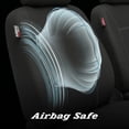 thumbnail image 6 of Genuine Dickies 2-Piece Logan Wetsuit Seat Covers, Car Seat Covers, Universal-Fit Automotive Seat Covers, Interior Accessories for Car, SUV, Crossovers, Car Seat Cover – Black, 6 of 11