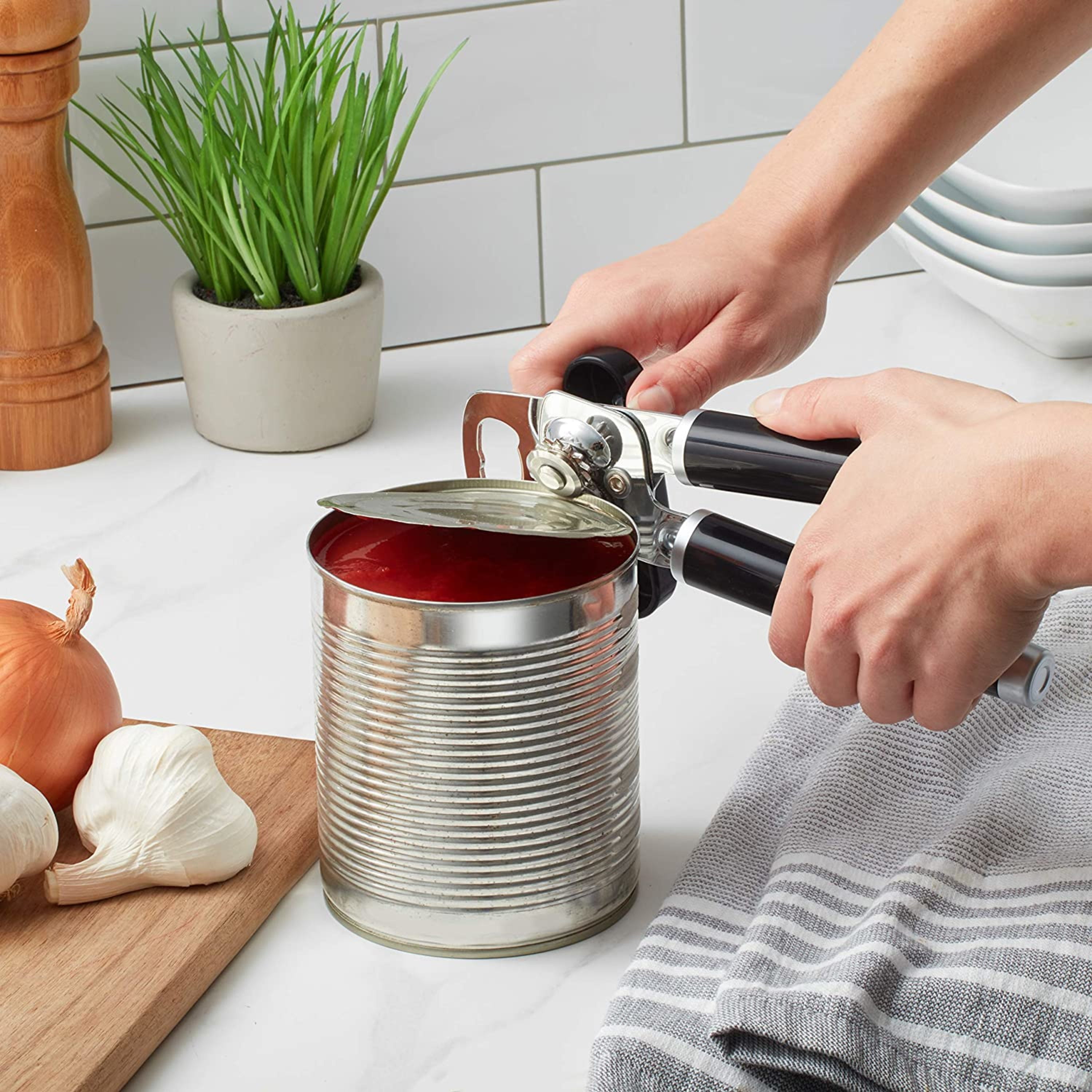 KitchenAid Classic 1 Multi-function Can Opener with Bottle Opener in Black