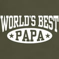 thumbnail image 3 of CafePress - World's Best Papa Dark T Shirt - Men's Classic Graphic Cotton T-Shirt, 3 of 4