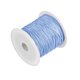 thumbnail image 3 of 1 Rollo Nylon Rebordear Hilo Anudar Cordón 0,6mm 50 Yardas Trenzado Nylon Artesanía Satén Cuerda para Pulsera Collar Kumihimo, Neblina Azul, 3 of 5