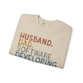 thumbnail image 3 of Software Developer Dad Sweatshirt Gifts Crew Neck Shirt Long Sleeve Unisex, 3 of 5