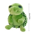 thumbnail image 3 of Green Turtle Stuffed Animal Toy with Big Adorable Eyes and Soft Tummy Doll for Kids Cuddly Companion, 3 of 9