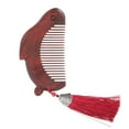thumbnail image 1 of Weiweiguan Creative Rabbit Shaped Comb Carved Craft Wood Comb Unique Wooden Hair Comb, 1 of 6