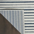 thumbnail image 6 of Nourison Calobra Indoor/Outdoor Contemporary Striped Blue 2'2" x 3'9" Area Rug, (2' x 4'), 6 of 9