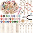 thumbnail image 1 of Kit para hacer llaveros selizo 263 piezas con dijes y herramientas, 1 of 7