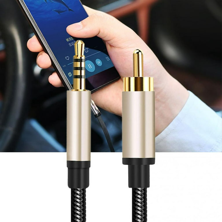 3.5MM Jack HiFi Digital Coaxial Aux Audio Cable for Amplifiers TV