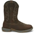 thumbnail image 2 of Tony Lama Men's 11" Junction Soft Toe Waterproof Work Boot Dark Brown - RR3353, 2 of 7