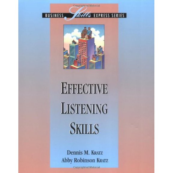 Pre-Owned Effective Listening Skills (Paperback) 0786301228 9780786301225