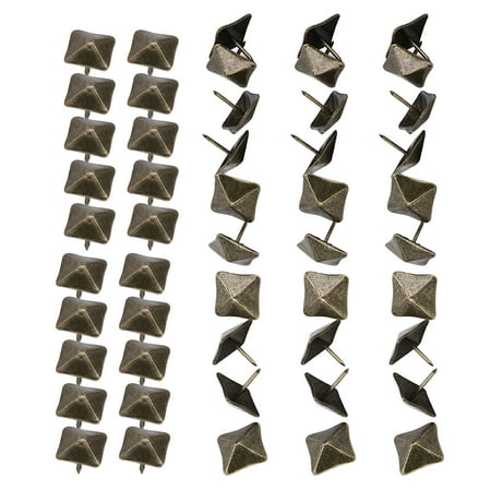 

2024 50Pcs Upholstery Door Nail Retro Cyan Bronze Iron Decorative Furniture Hardware Accessories19x20mm