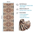 thumbnail image 2 of Orange Ethnic Geometric Pattern Hot Yoga Mat Towel Non Slip for Hot Yoga - Quick-Drying Yoga Mat Cover with 4 Corner Pockets with Travel Bag - Hot Yoga Towel Non Slip 74"x26", 2 of 6