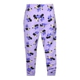 thumbnail image 2 of Pantalón Minnie Mouse Talla 12 Tipo Jogger con Diseño Estampado Caritas Lila, 2 of 3