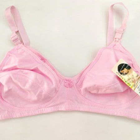 

Maternity Nursing Wireless Bra Solid Soft Cotton Seamless Comfort Nursing Bra A-E Cup Feeding Bras
