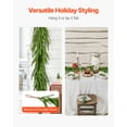 thumbnail image 4 of VEVOR Christmas Garland, 5-FT Realistic Norfolk Pine Garland, Evergreen Real Touch Artificial Faux Greenery Garlands, for Holiday Indoor Outdoor Xmas Decoration on Table, Mantel, and Fireplace, 4 of 9