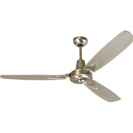 VE58BNK3 Velocity Aerodynamic Modern Industrial Heavy-duty 58" Ceiling Fan with Wall Control, 3 Brushed Nickel Blades, Stainless Steel$$Tools & Hardware Other
