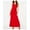 Red - mediumred, variant on Michael Kors Womens Chain Maxi Dress, Red, XX-Small