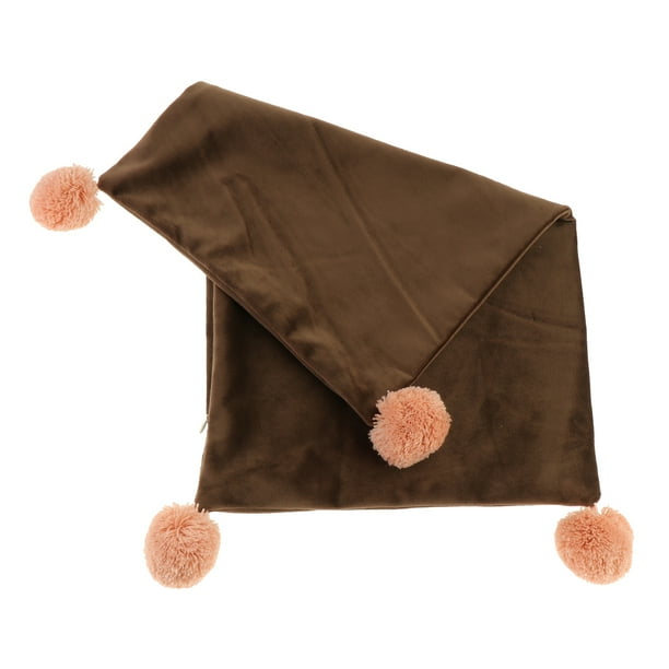 Funda de almohada de tiro triangular Funda De Almohada De Tiro Suave De Cojín De , Para Sofá, Cama, tal se describe Rectangle_Dark Brown Magideal Funda de almohada de tiro triangular
