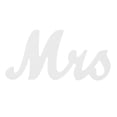 thumbnail image 6 of Yiwa Wooden Letters Mr & Mrs Wedding Anniversary Party Decoration, White, 6 of 6