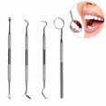 thumbnail image 1 of Professionell Tandverktyg Tandhygien kit - 4 delar rostfritt stl, 1 of 5
