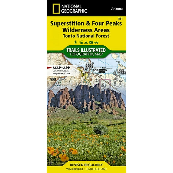Superstition and four peaks wilderness areas [tonto national forest]: 9781566954853