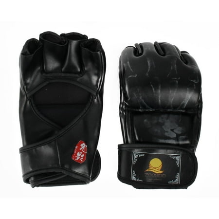 Zooboo Authorized Half-finger MMA Muay Training Fighting Boxing Gloves (Best Mma Gloves Brand)