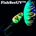 thumbnail image 2 of Panther Martin PMVIUV_4_VIFT FishSeeUV Vibrant Image Fishing Lures - Vibrant Image FireTiger - 4 (1/8 Oz), 2 of 4