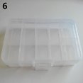 thumbnail image 4 of Zioy Jewelry Organizer, Small Plastic Jewelry Box(10 grids), 4 of 5