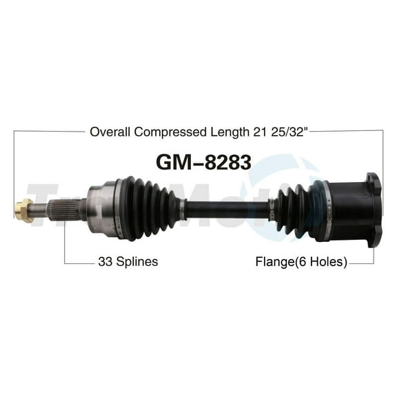 CV Axle Shaft Fits select: 2003-2005 CHEVROLET EXPRESS G2500, 2003-2014 CHEVROLET EXPRESS G1500