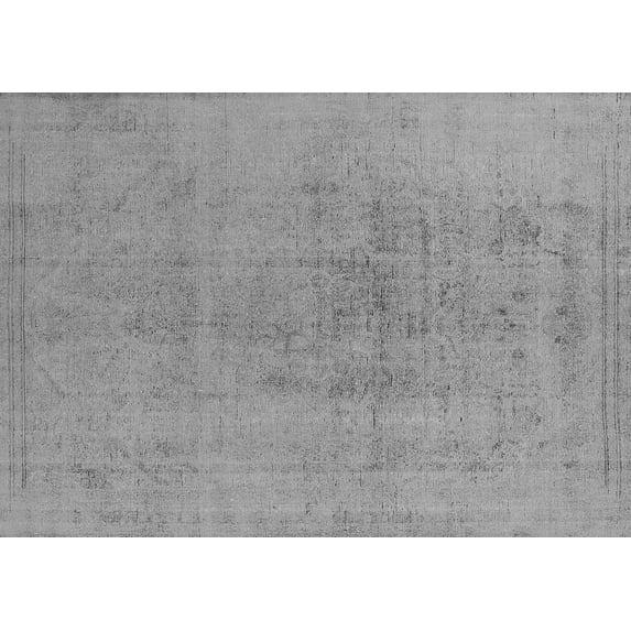 Ahgly Company Indoor Rectangle Oriental Gray Industrial Area Rugs, 6' x 9'