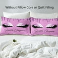 thumbnail image 4 of LUVIVIHOME 3PCS Hello Gorgeous Purple Duvet Cover Full Bedding Set, Teen Girls Bedding, Fashion Glam Sparkle Glitter Diamond Eyelash Comforter Quilt Cover, Purple Room Decor Aesthetic, 2 Pillow Shams, 4 of 7
