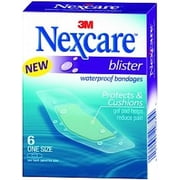 Nexcare Waterproof Bandages Protects & Cushions Gel Pad, One Size, 6 ct