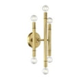 thumbnail image 4 of Trade Winds Lighting 6-Light Wall Sconce In Natural Brass, 4 of 5