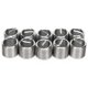 thumbnail image 1 of Lot de 10 inserts filetés mâles et femelles, outil de réparation d'écrous réducteurs, fixations en acier inoxydable M16 x 2 x 1,5 D, 1 of 4