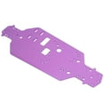 thumbnail image 1 of Aluminum Alloy Chassis, RC Chassis Plate  Replacement  for RC Accessory for Student for Outdoor for 1/10 RC Car Purple, 1 of 8