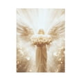 thumbnail image 2 of CozyNet Angel Lifting Glowing Roses Of Light Toward Radiant Skies A Serene Figure Symbolizing Beauty Wall Art Prints With Frame Canvas Perfect for Living Room & Bedroom, Wall Decor 12"x16", 2 of 10