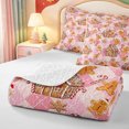 thumbnail image 4 of Manfei Cute Christmas Elk Bed Spread Queen,Winter Holiday Queen Coverlet Set,3pcs,1 Quilt and 2 Pillowcases, 4 of 7